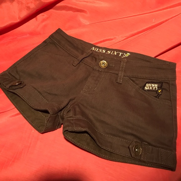 Miss Sixty Pants - MNWOT Miss Sixty DarkOlive Jean Shorts Sz 0